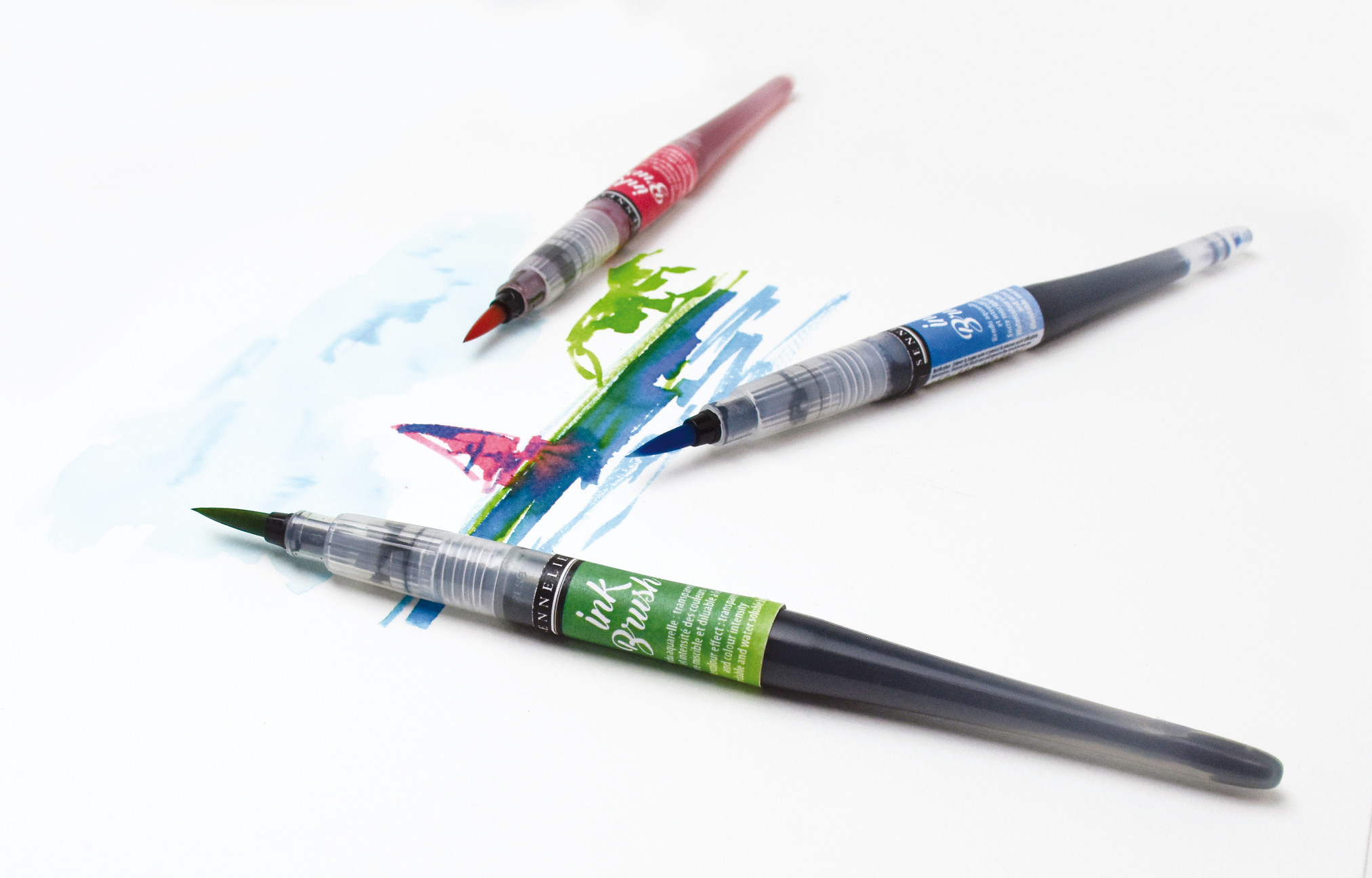 Pentel Brush Pens—Which Are Which and What Type of Inks Do They